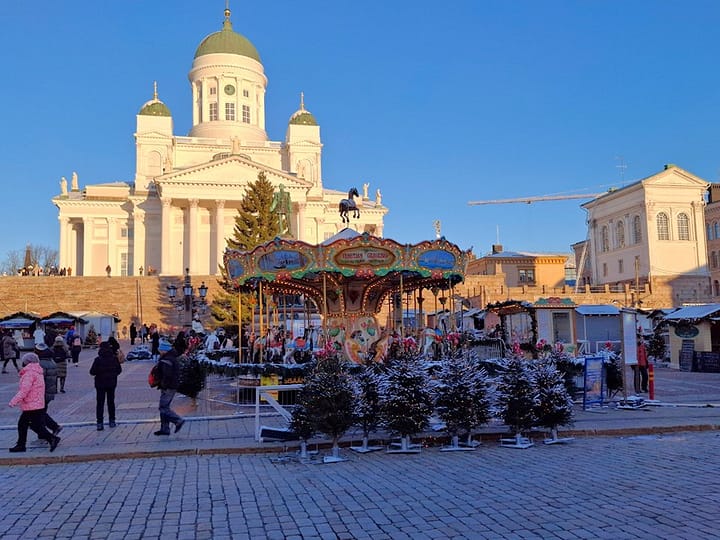 Joulutunnelmaa Tuomaan Markkinoilla