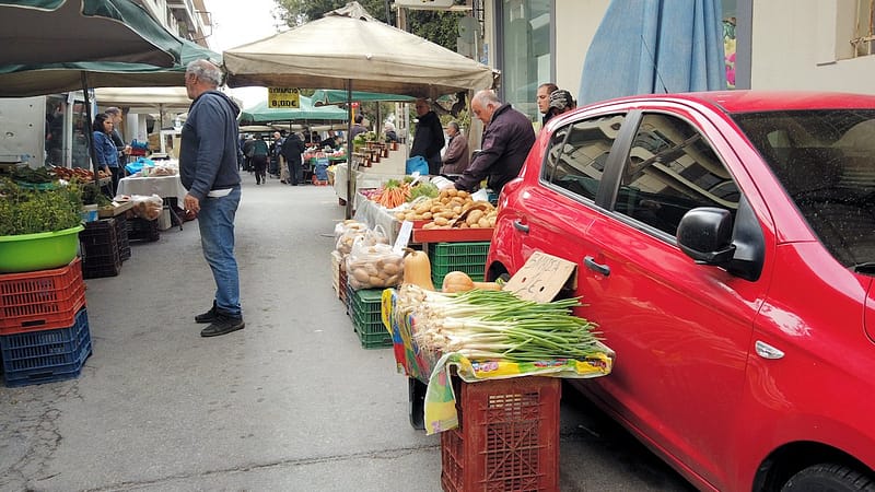 Hanian markkinat: Torstaimarkkinat Nea Horassa